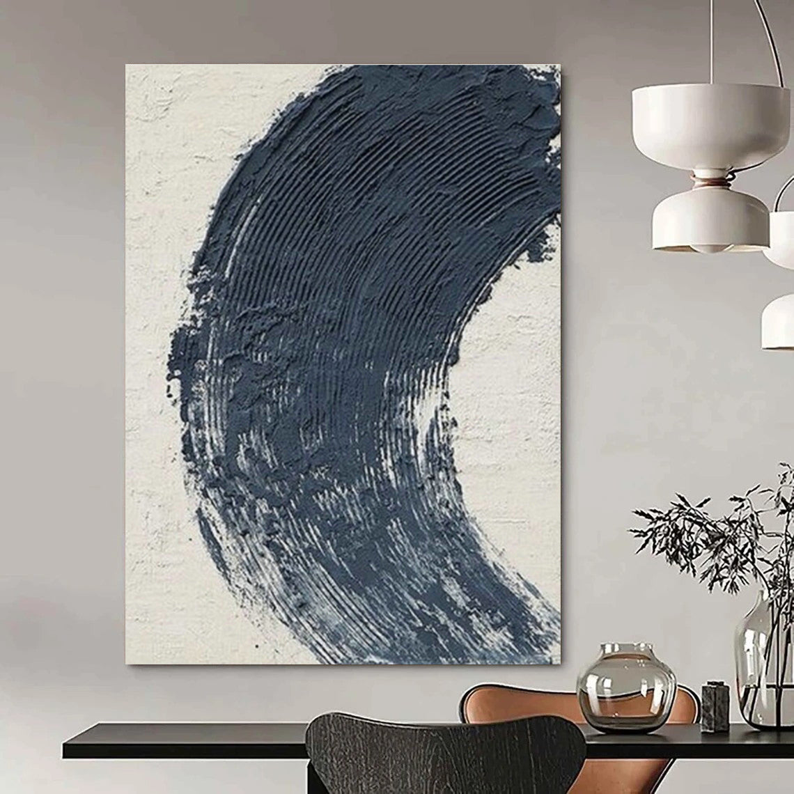 Original Handmade Abstract Painting for Entryway and Dining Room DLZ1525