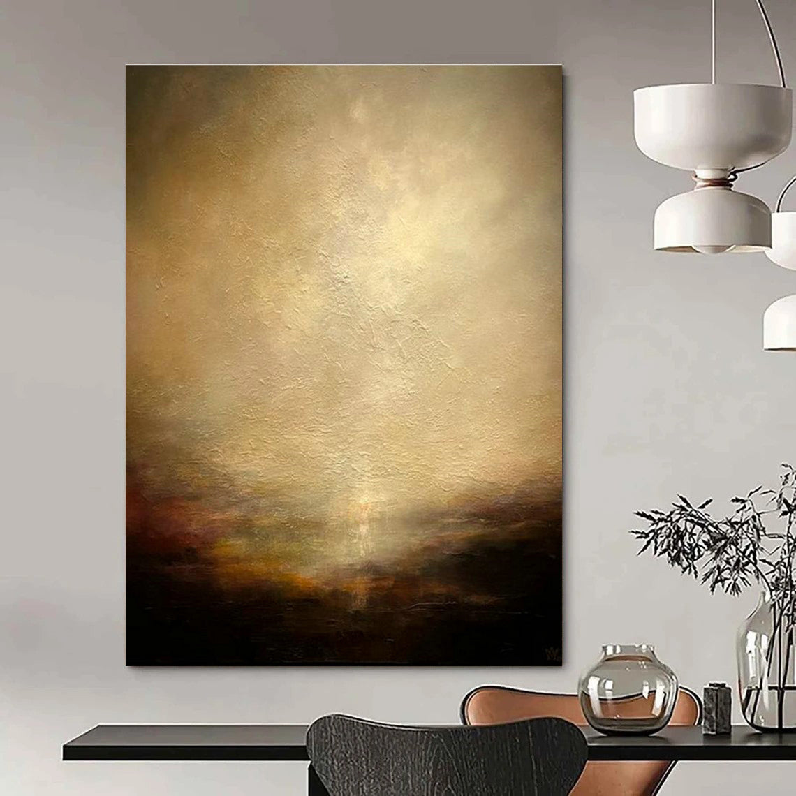 Vast Custom - Built Hand Painted Abstract Wall Art for Cottage & Bedroom DLZ2234