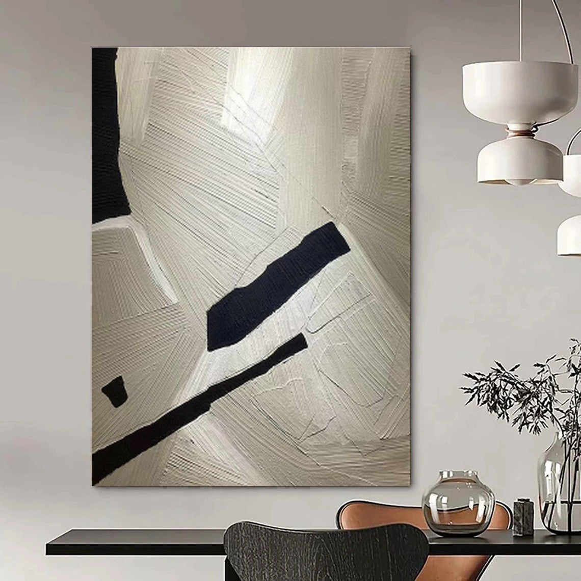 Mega - Sized Handmade Abstract Wall Art for Hallway & Living Room DLZ1248