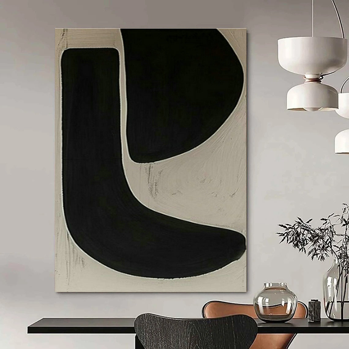 Big Handmade Abstract Canvas for Office & Hallway DLZ2009
