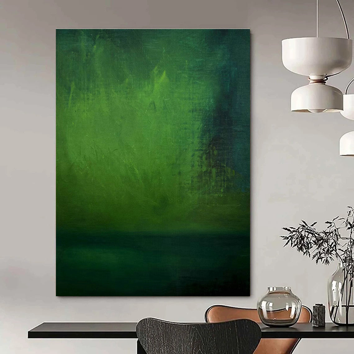 Large Handmade Abstract Canvas for Bedroom & Cottage Hallway DLZ1195