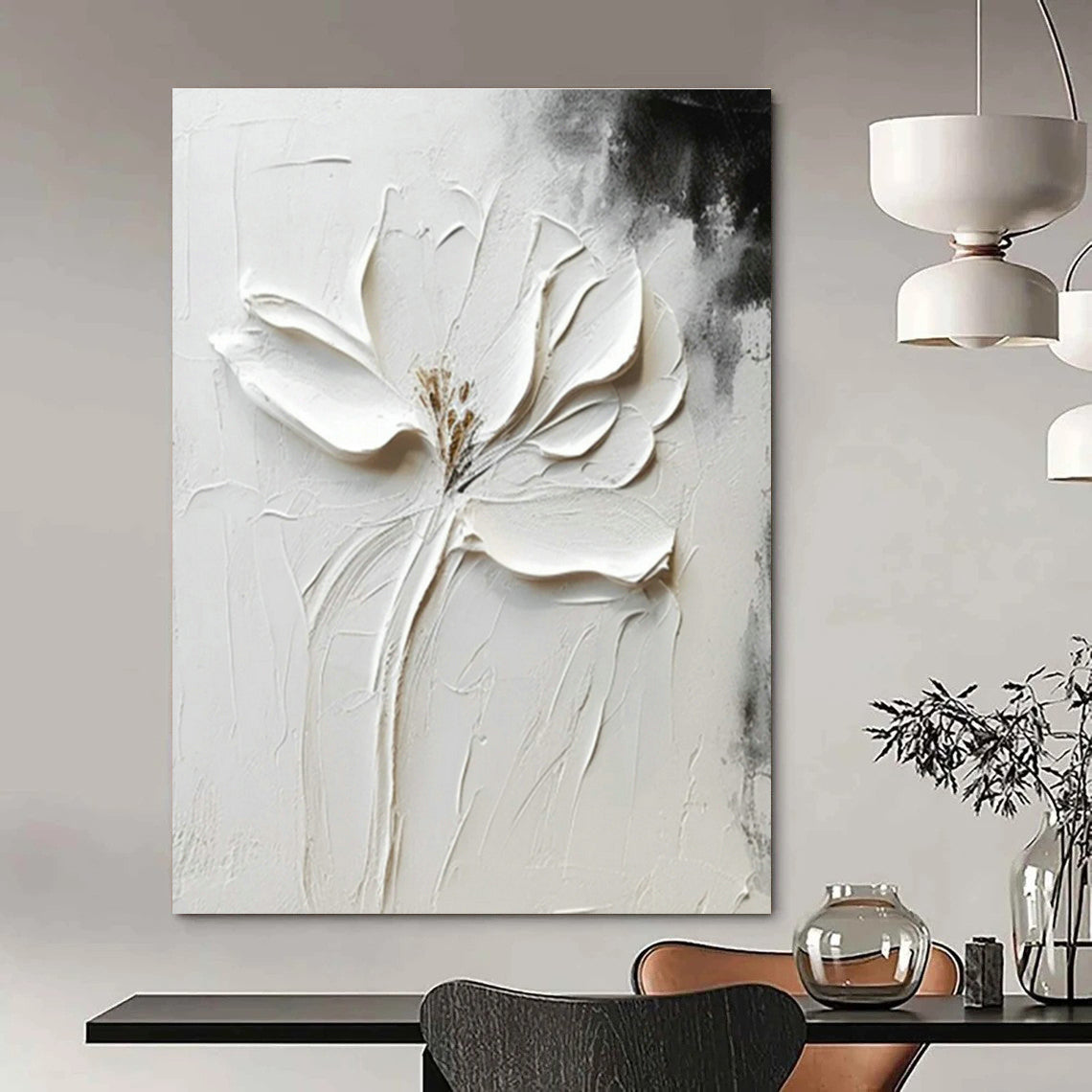 Custom Hand - Painted Abstract Art for Cottage Entryway Pet Door Flaps & Office Break Room Vending Machine Sides DLZ0908