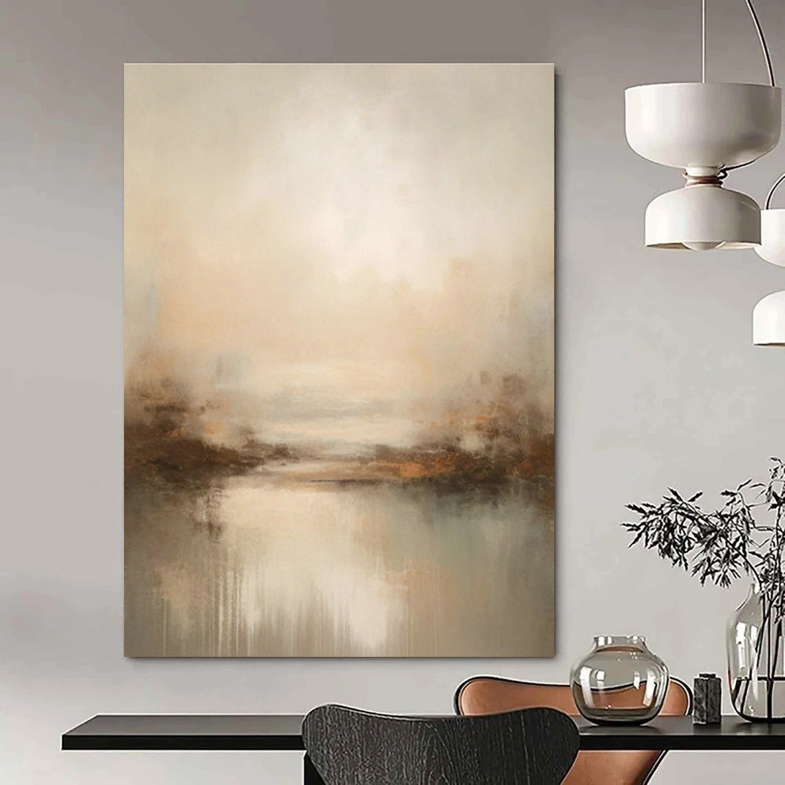 Gargantuan-Sized Tailored Abstract Painting for Living Room & Dining Room DLZ1259