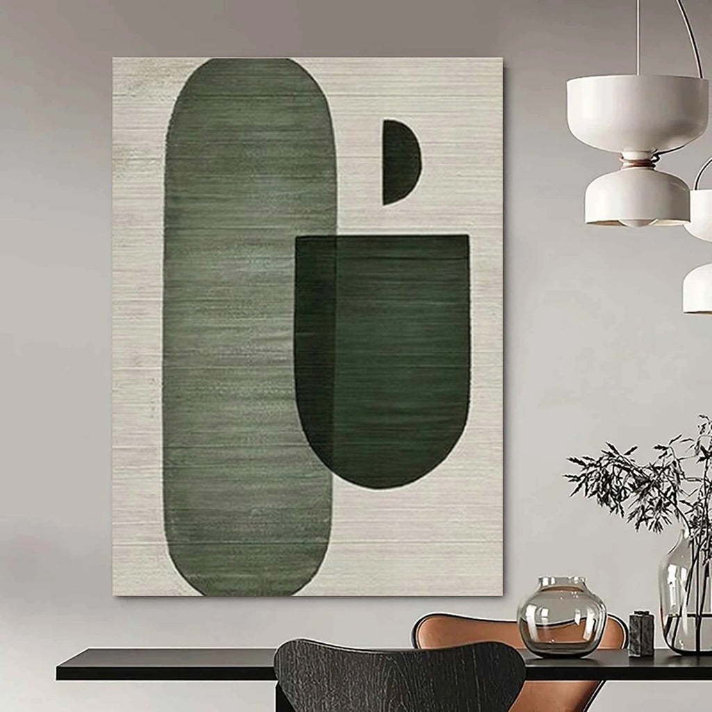 Original Hand-Painted Abstract Canvas for Office and Hallway DLZ1520