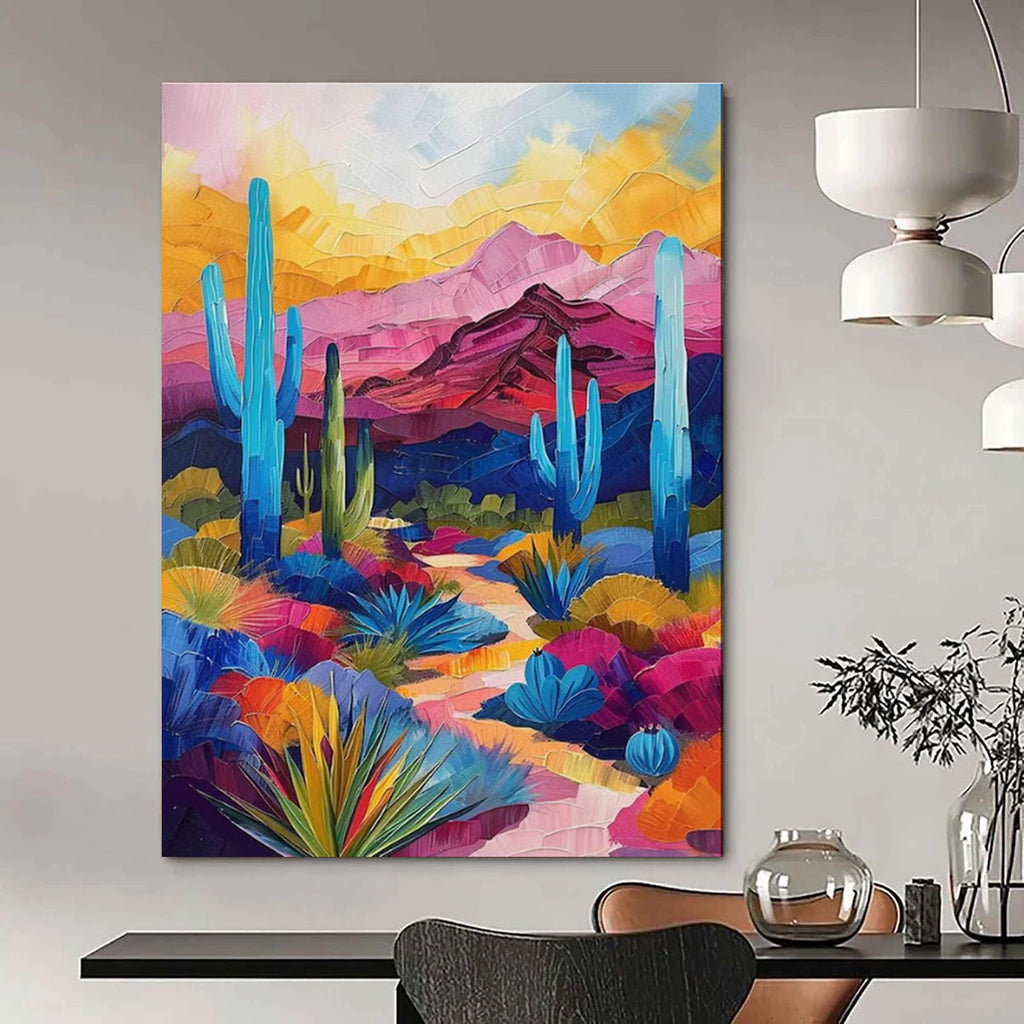Oversized Tailored Abstract Canvas for Office & Dining Room DLZ2256