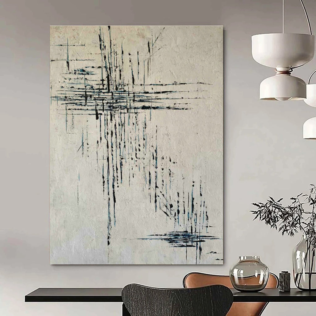 Large - Format Hand - Painted Abstracts for Office and Living Room DLZ0766
