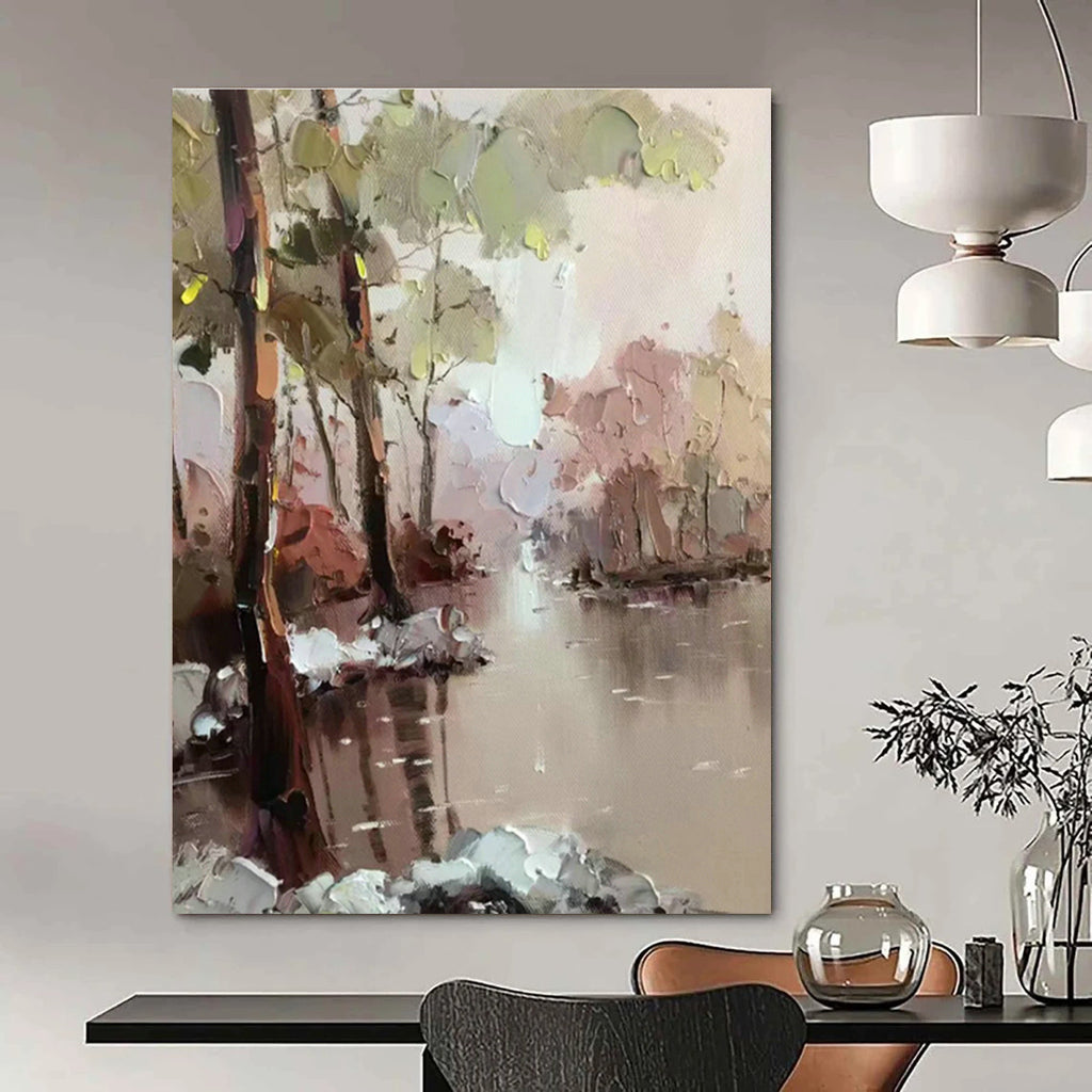 Oversized Handmade Abstract Canvas for Office & Hallway DLZ1303