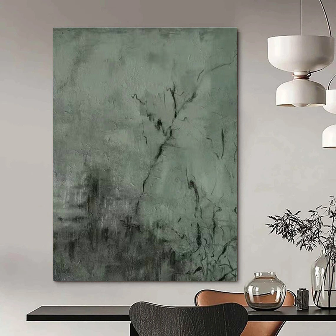 Massive Handmade Abstract Wall Art for Office & Cottage Hallway DLZ1212