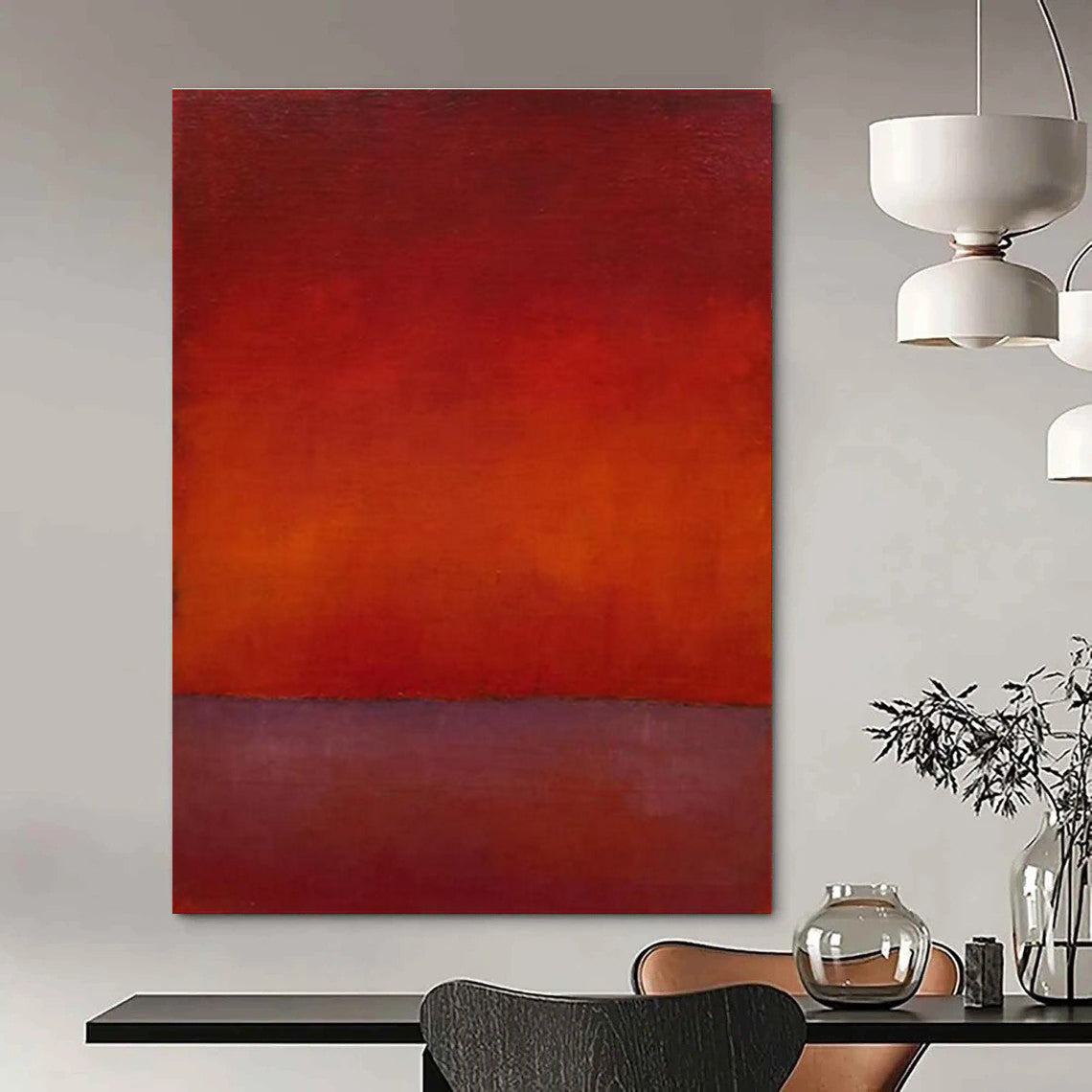 Large Hand-Painted Abstract Painting for Office & Living Room DLZ2315