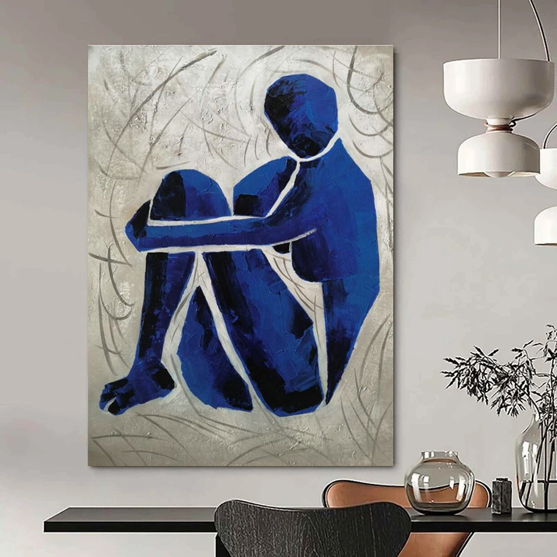 Humongous Custom - Tailored Abstract Wall Art for Office & Dining Room DLZ2269