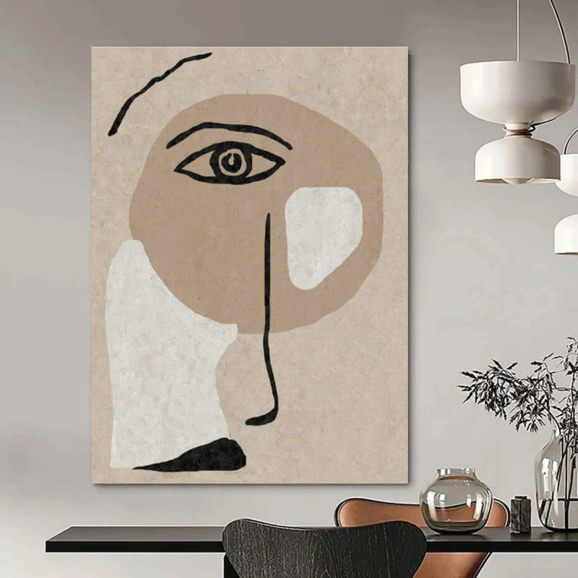 Extra - Large, Custom - Built Hand Painted Abstract Wall Decor for Office & Hallway DLZ2051