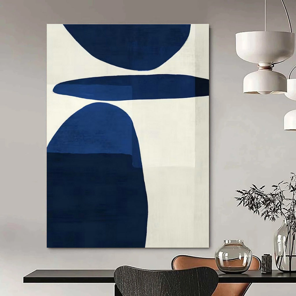 Large Customizable Hand-Painted Abstract Canvas for Living Room Window Seat and Bedroom Nightstand Wall DLZ1962