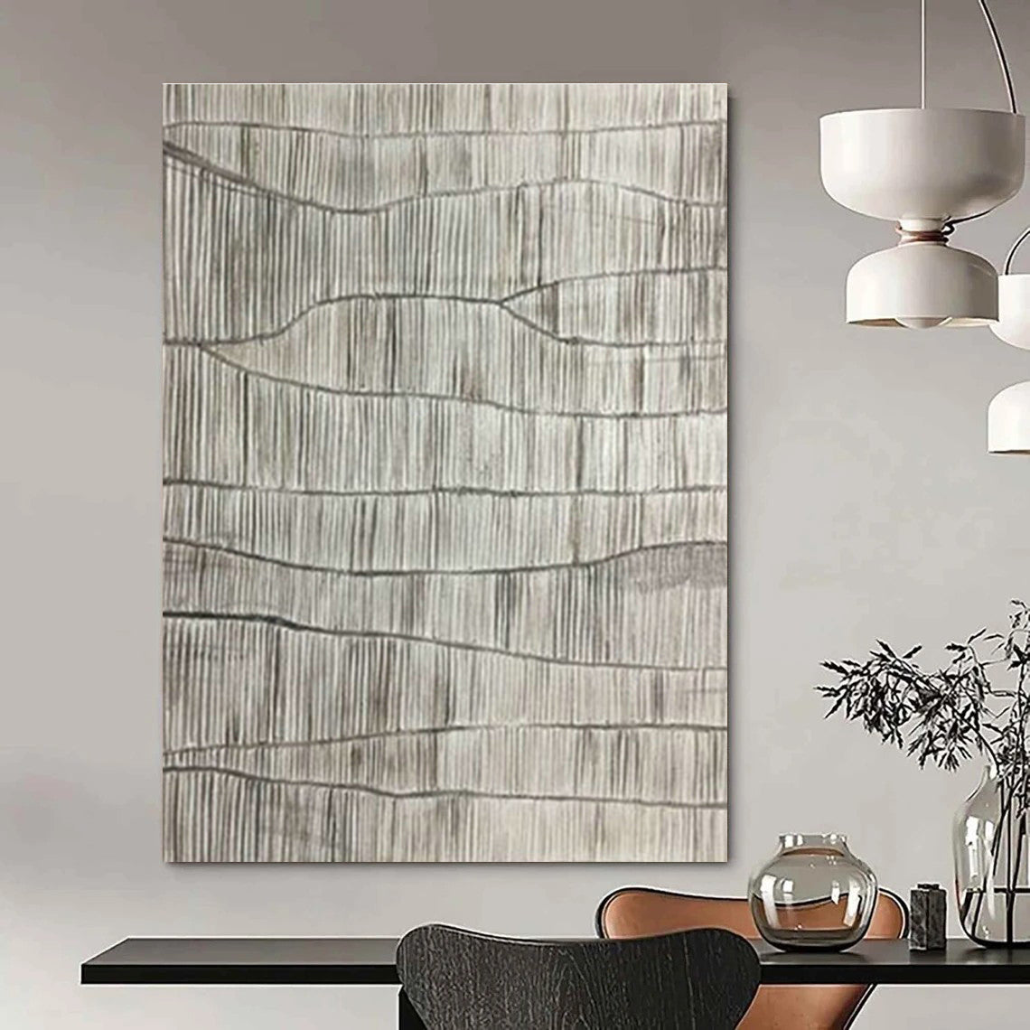 Monumental Tailored Abstract Canvas for Bedroom & Office DLZ1049