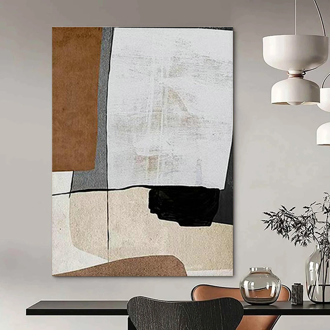 Humongous Tailored Handmade Abstract Painting for Living Room & Hallway DLZ2220