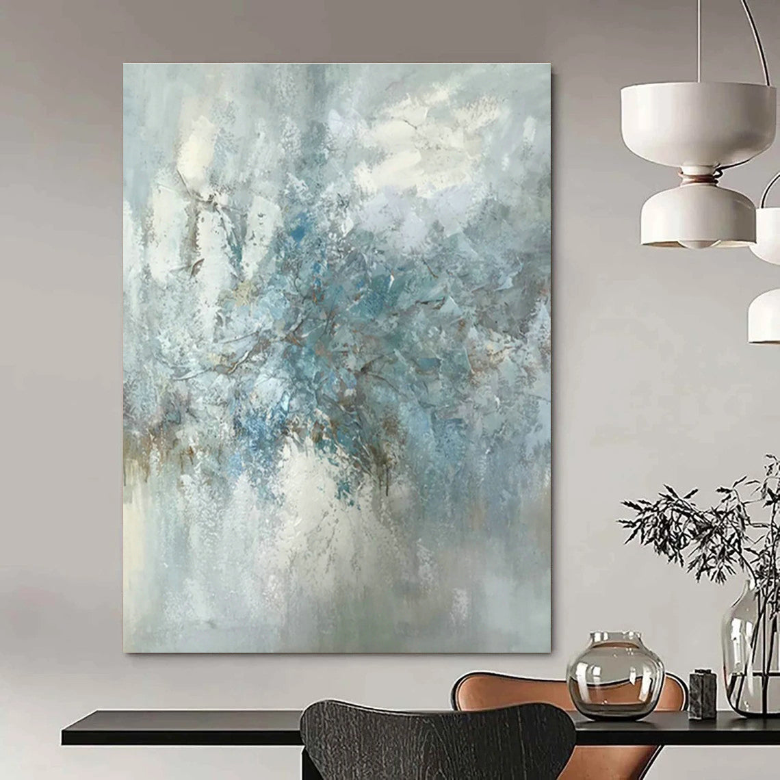 Enormous, Solar - Powered Custom Abstract Art for Office Sustainability DLZ0475