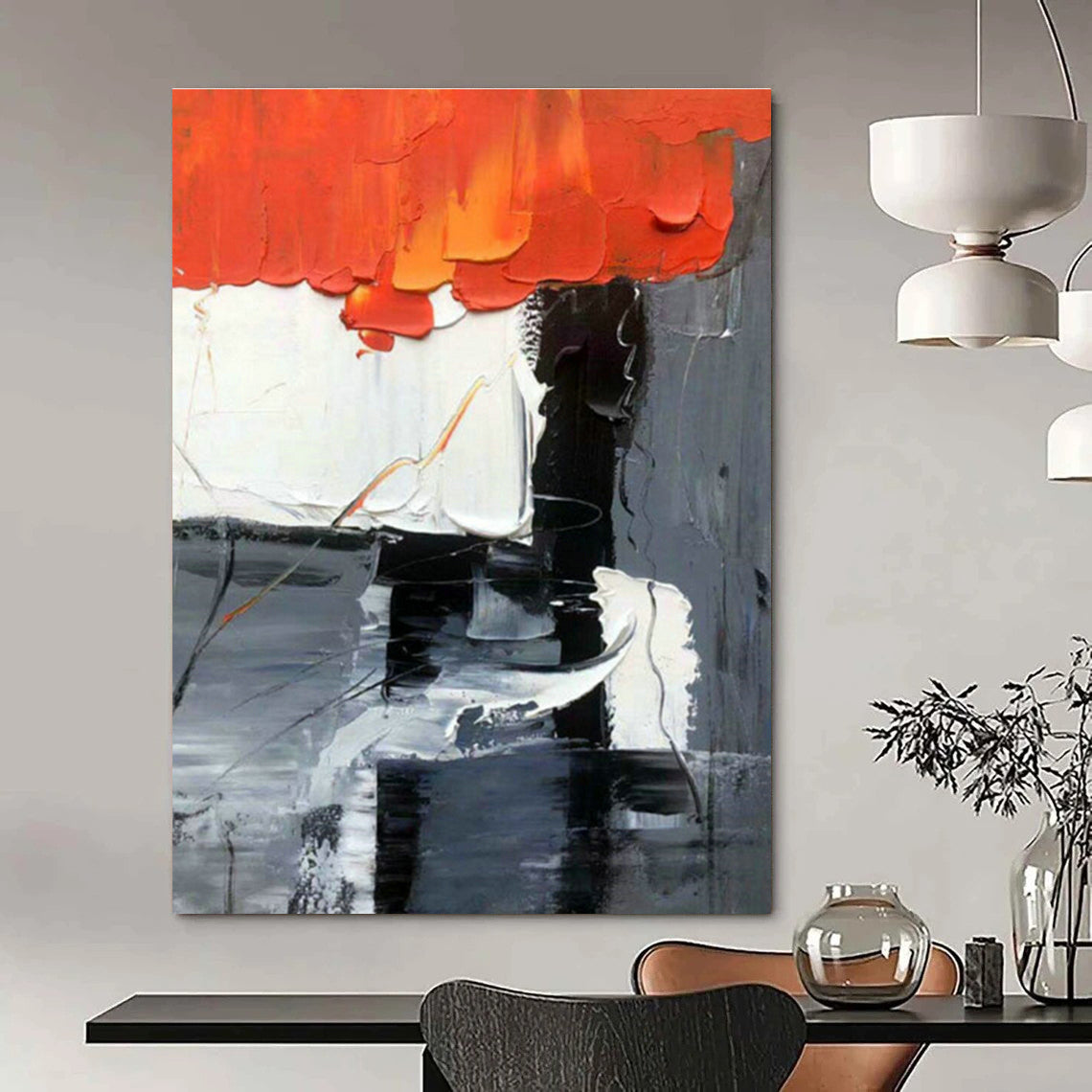 Colossal Customizable Abstract Wall Hanging for Office & Entryway DLZ1065