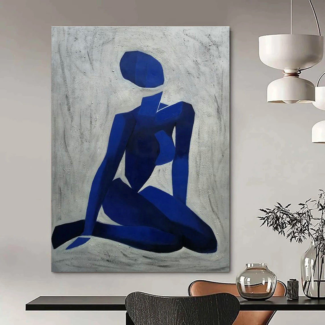Enormous Custom - Fit Abstract Painting for Bedroom & Entryway DLZ2270