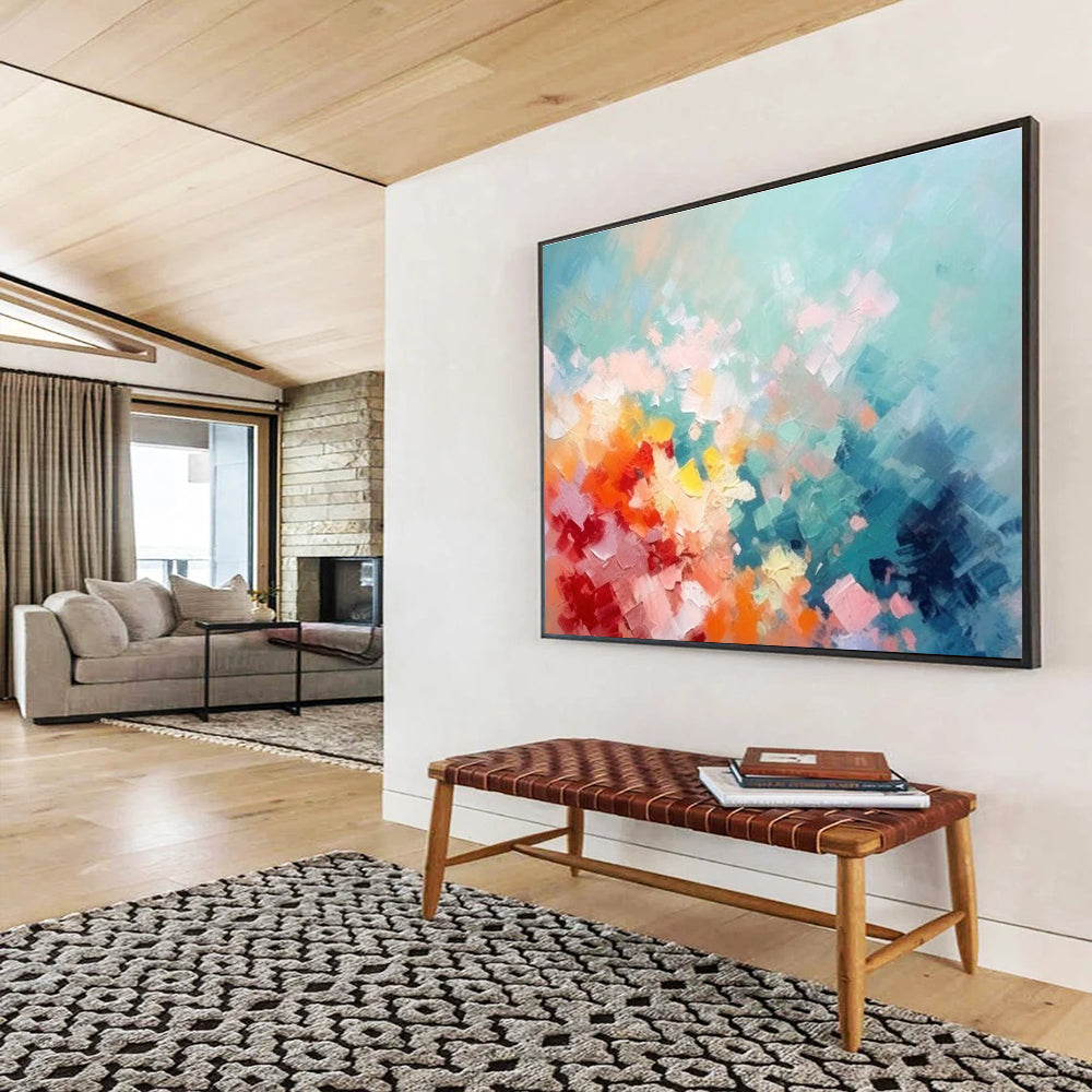 Pastel Colored Abstract Painting THY057