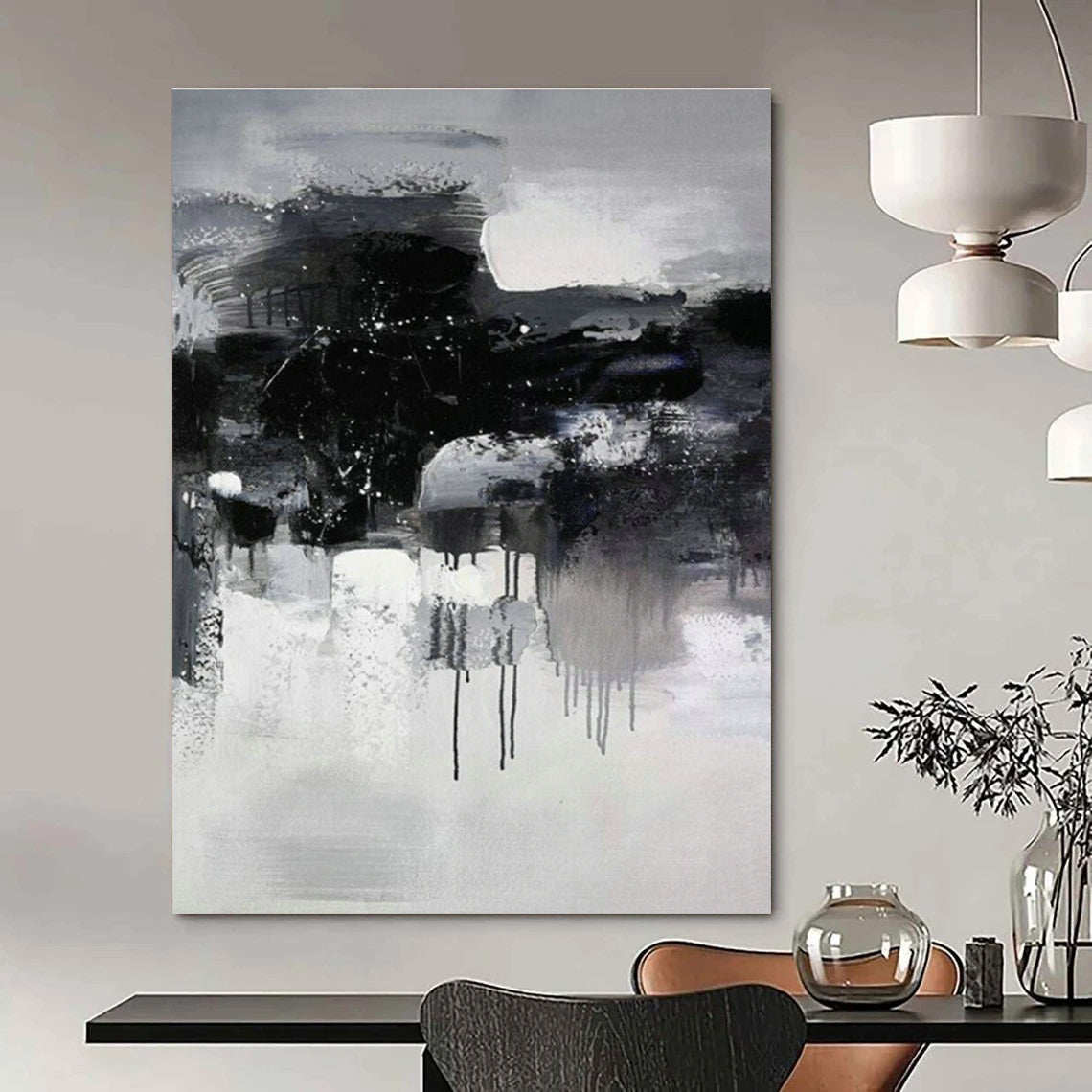 Extra - Large Custom Abstract Canvases for Living Room & Hallway DLZ0568