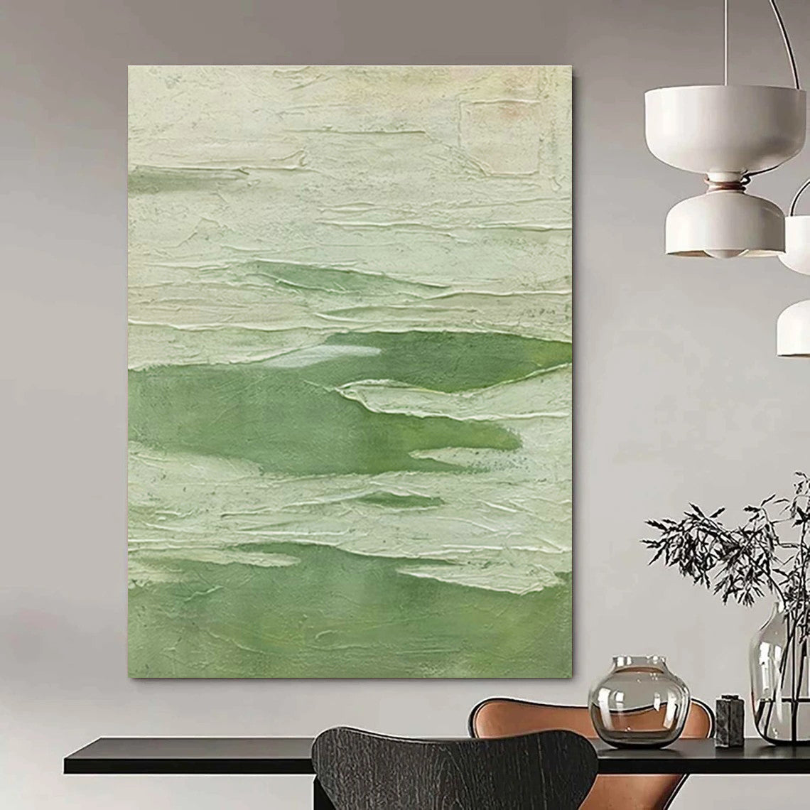 Vastly Extended Custom Abstract Wall Hanging for Living Room & Cottage Hallway DLZ1234