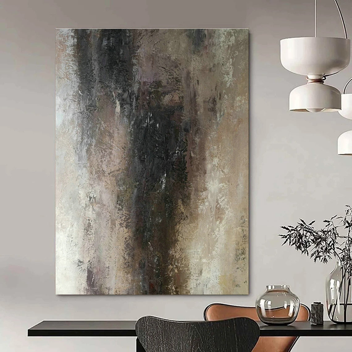 Extra - Large Custom Abstract Art for Hallway & Entryway DLZ0557