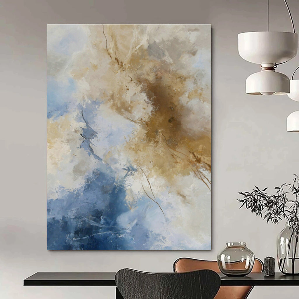 Extra-Large Customizable Abstract Painting for Hallway & Living Room DLZ1027