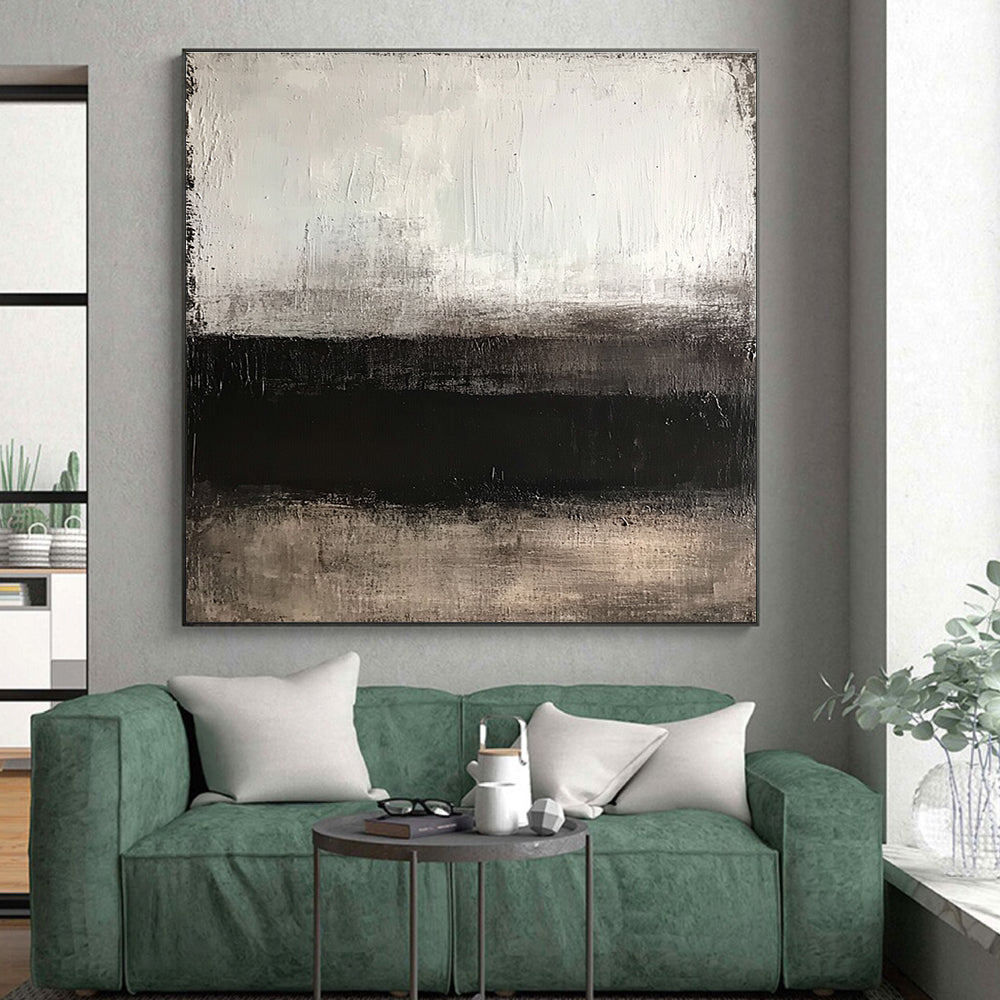 Subtle Gradient Abstract with Gray and Black Hues GER362
