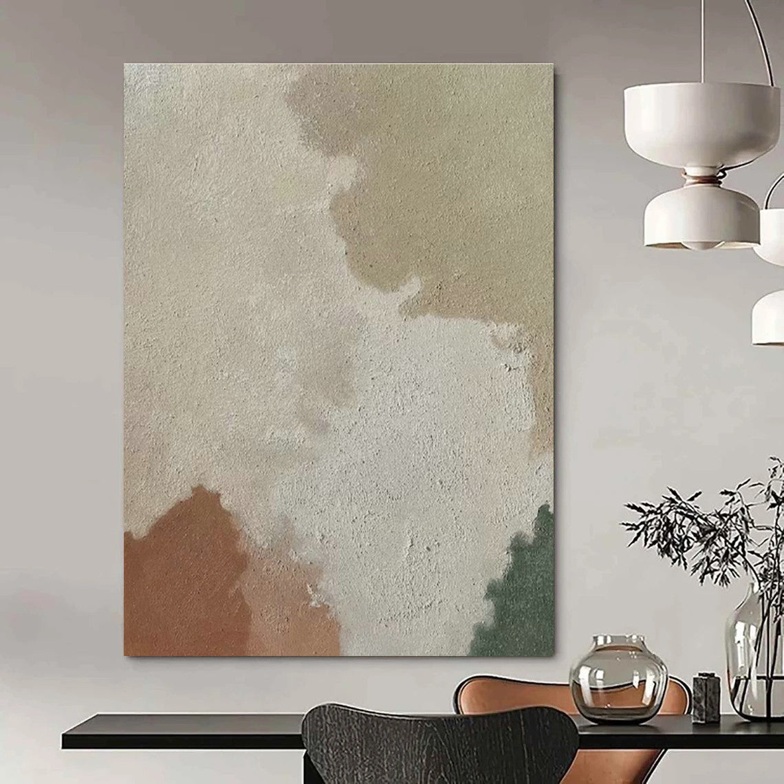 Custom - Designed Hand - Painted Abstract Art for Cottage Bedroom Balconies & Office Lounges DLZ0588