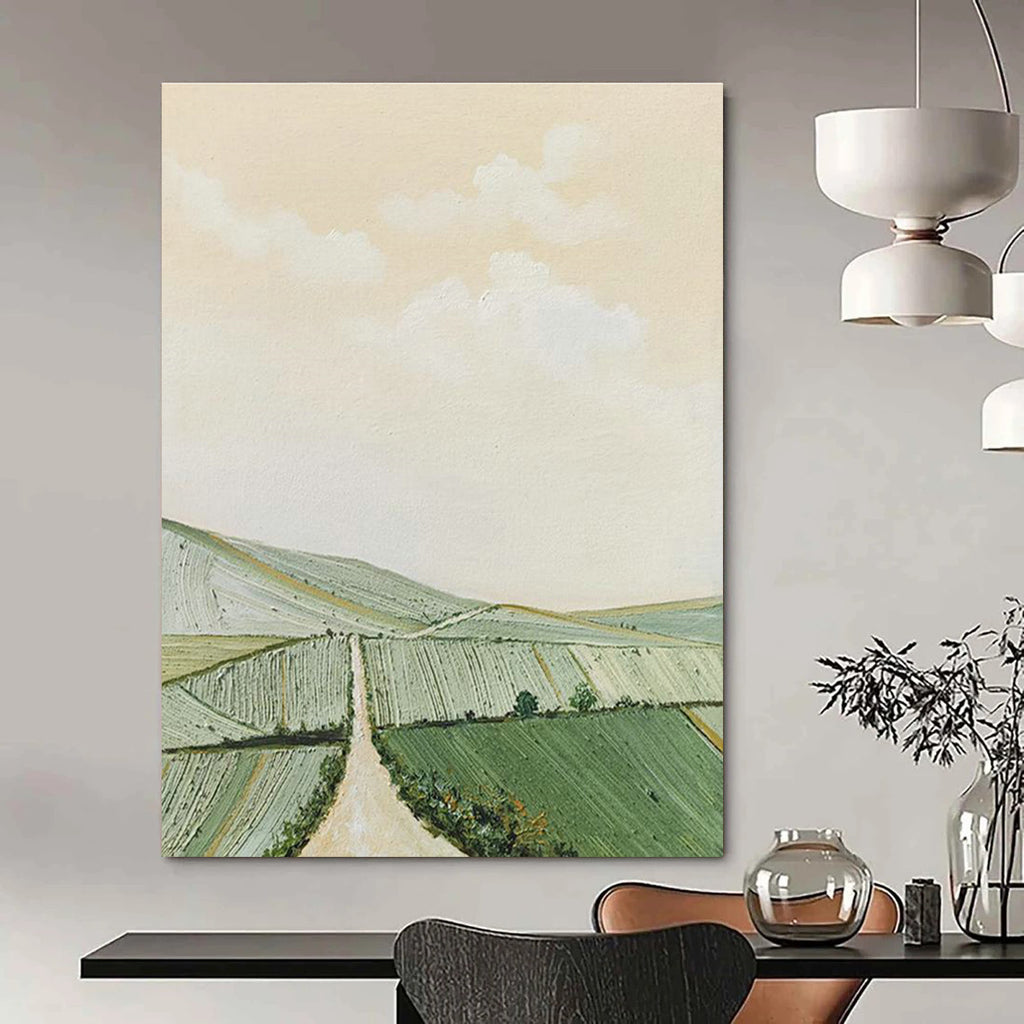 Large Custom - Sized Hand Painted Abstract Art for Entryway and Hallway DLZ2149