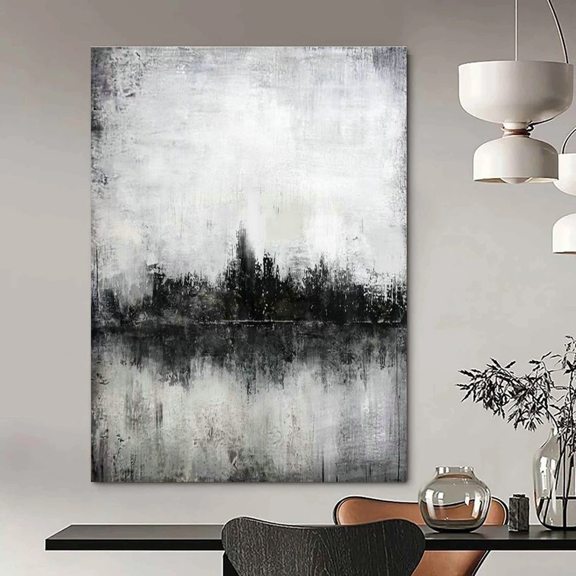 XX - Large, Tailored Handmade Abstract Canvas Art for Hallway & Office DLZ2054