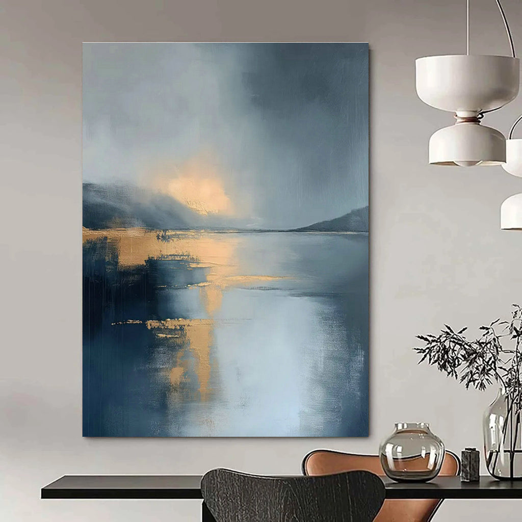 Large Customizable Handmade Abstract Wall Decor for Living Room Fireplace Surround and Office Break Room Wall DLZ1837