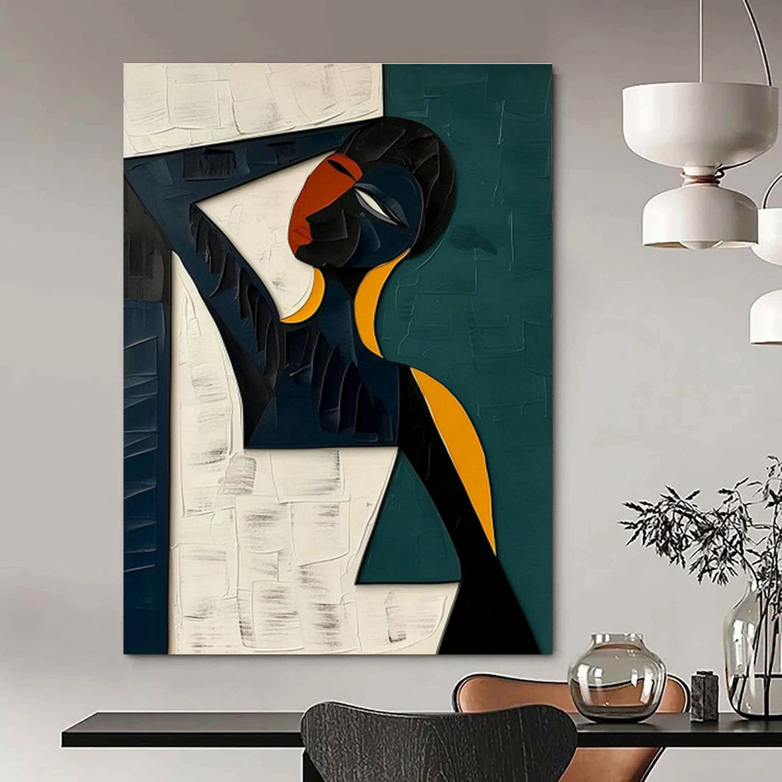 Big Custom - Formulated Handmade Abstract Art for Living Room and Office DLZ2166