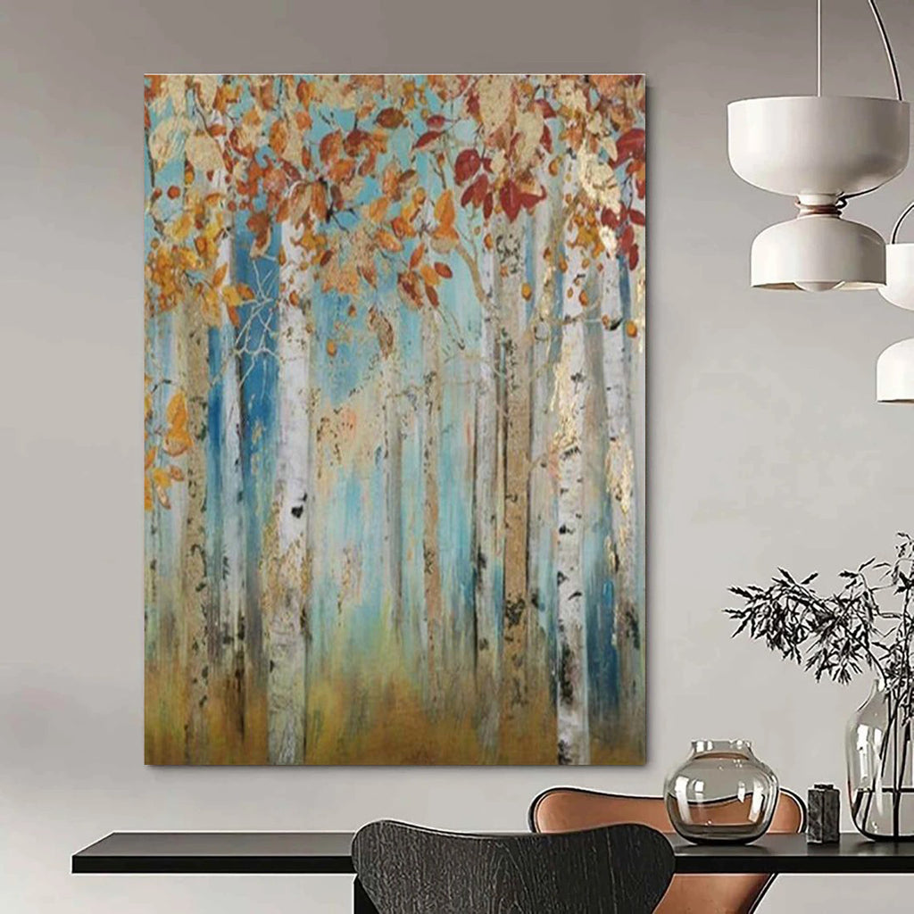 Colossal Custom - Graduated Hand Painted Abstract Art for Dining Room & Entryway DLZ2137