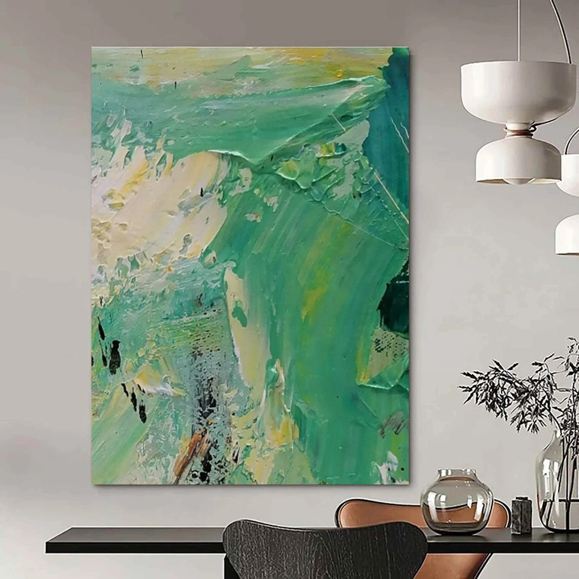 Oversized Handmade Abstract Painting for Office & Hallway DLZ1277