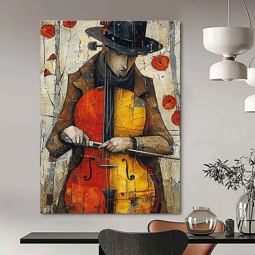 Immense Custom - Fit Hand Painted Abstract Artwork for Bedroom & Living Room DLZ2232
