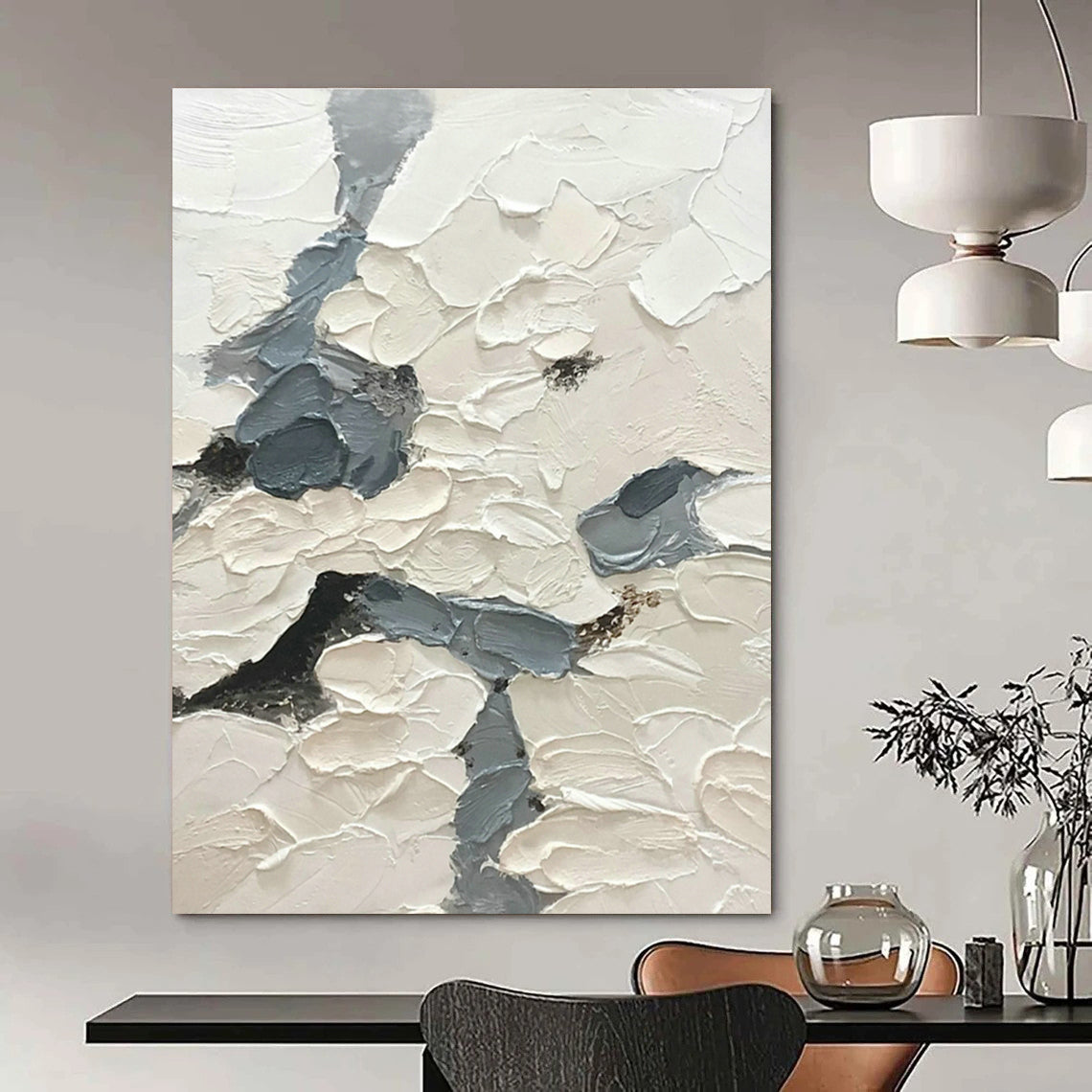 Vast Custom Abstract Art for Office & Cottage Dining Room DLZ1172