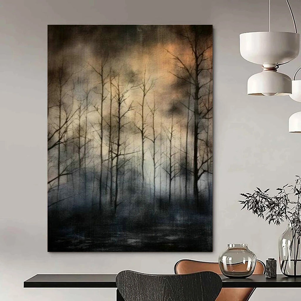 Gigantic Personalized Hand Painted Abstract Artwork for Dining Room & Hallway DLZ2119
