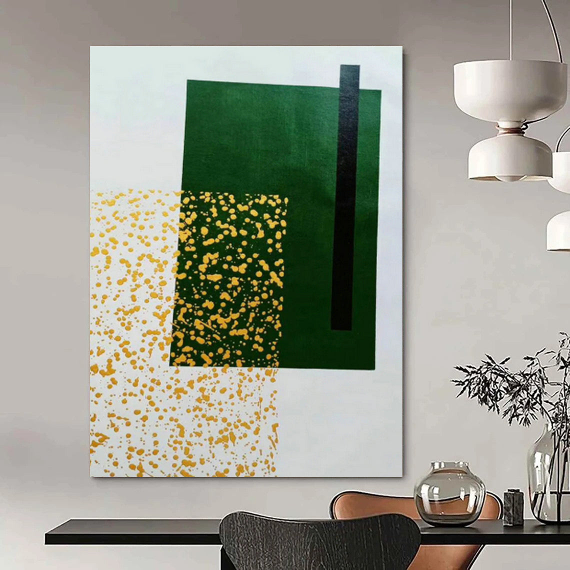 Custom Abstract Murals for Cottage Bedroom and Living Room DLZ0759