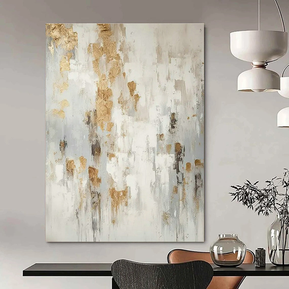 Handmade Abstract Art for Cottage Office Mouse Pad Wall & Hallway Umbrella Dryer Rack Wall DLZ1753