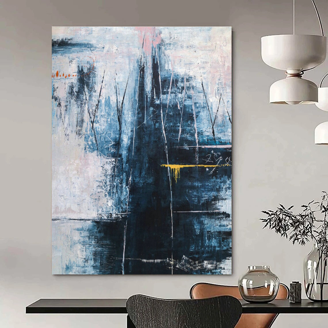 Custom Large Abstract Wall Art for Office & Hallway DLZ1118
