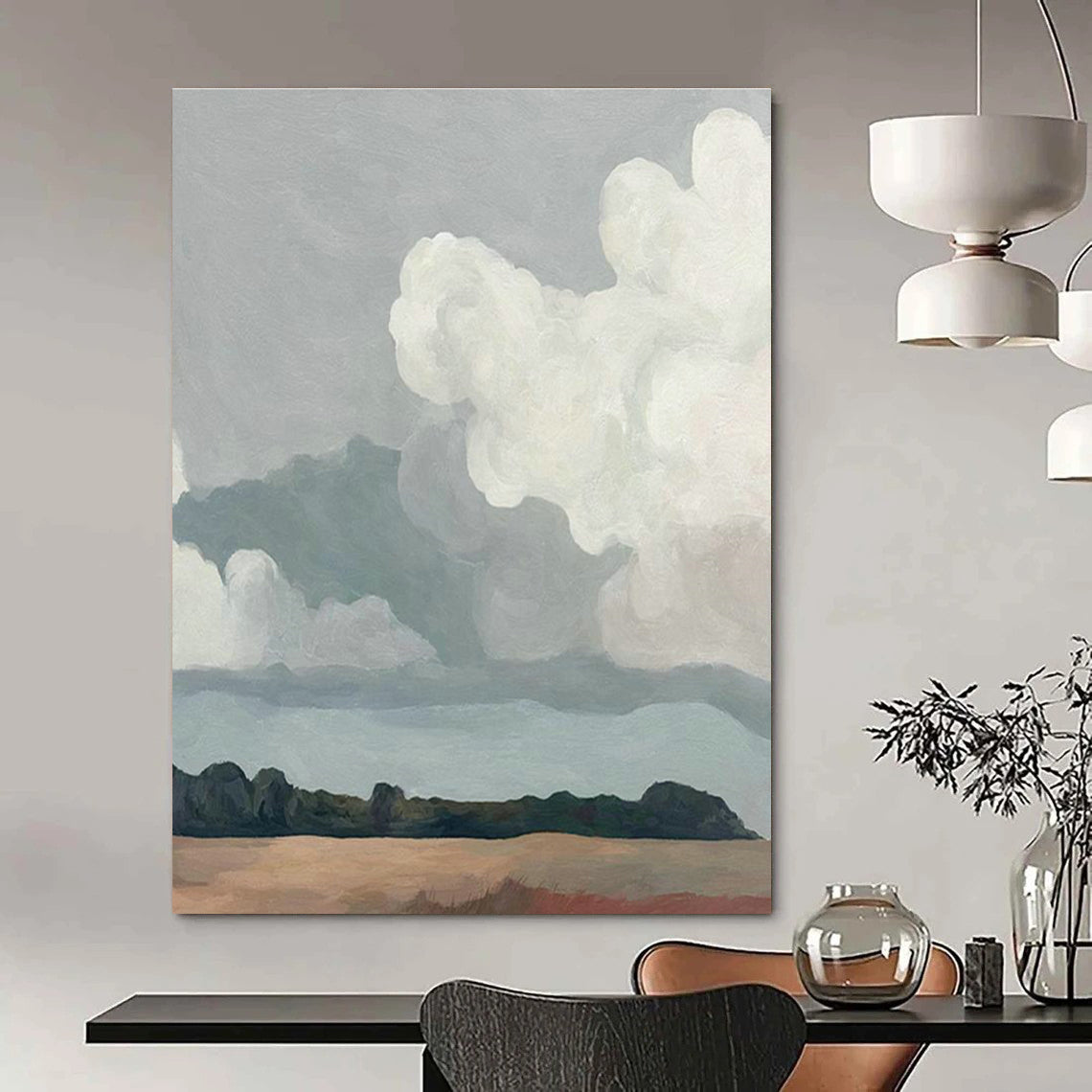 Stupendous Custom - Molded Hand Painted Abstract Art for Office & Dining Room DLZ2130