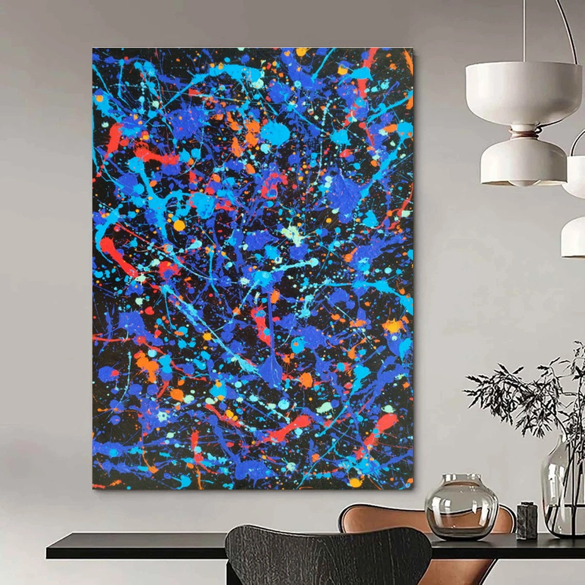 Oversized Abstract Murals for Office and Hallway DLZ0763