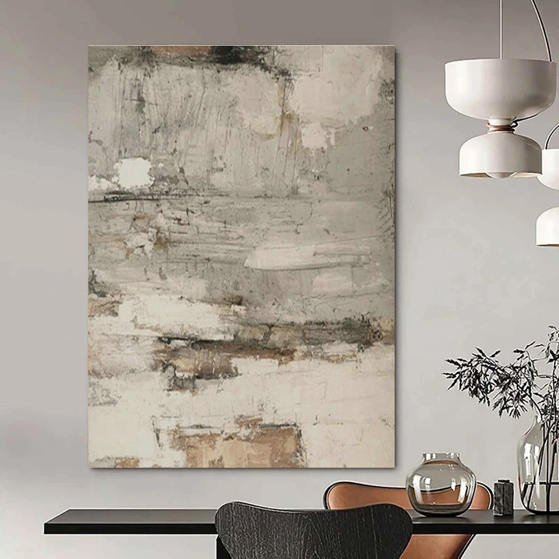 Extra-large Custom Handmade Abstract Wall Decor for Cottage Bedroom Dressing Area and Dining Room Wine Rack Wall DLZ1870