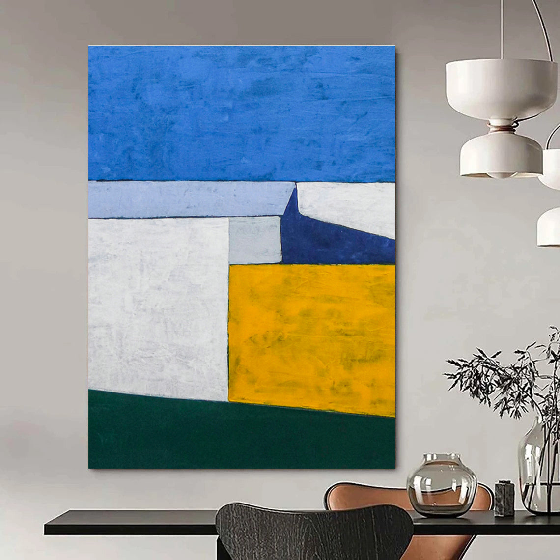 Gargantuan Custom Abstract Painting for Bedroom & Living Room DLZ1102
