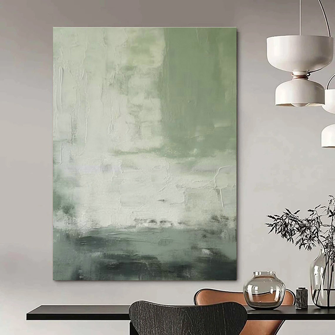 Abstract Hand - Painted Art for Entryway Grand Staircases & Office Boardroom Walls DLZ0835