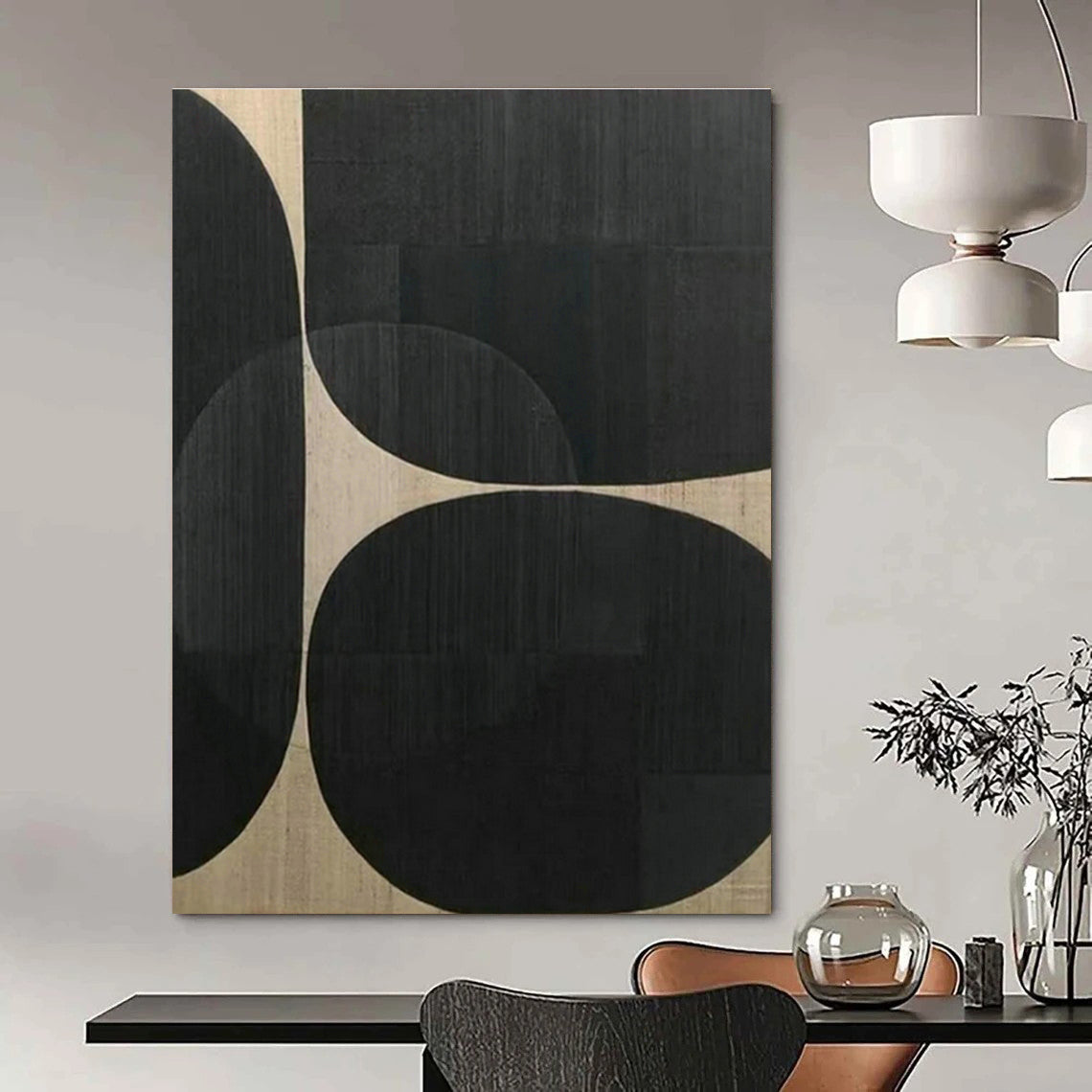 Custom Handmade Abstract Painting for Dining Room and Office DLZ1436