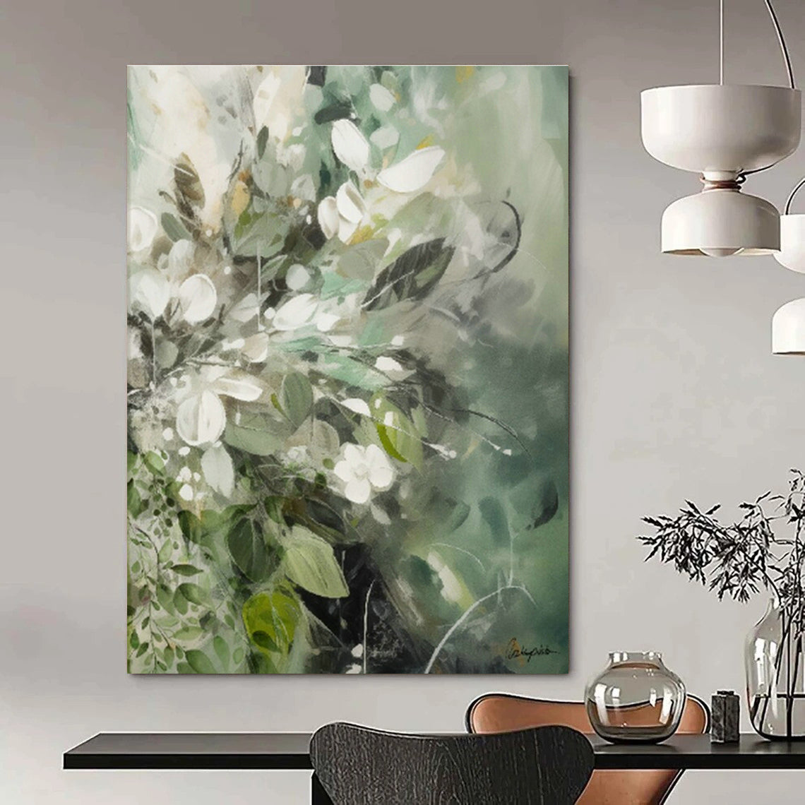 Immense - Sized Personalized Abstract Painting for Bedroom & Office DLZ1093