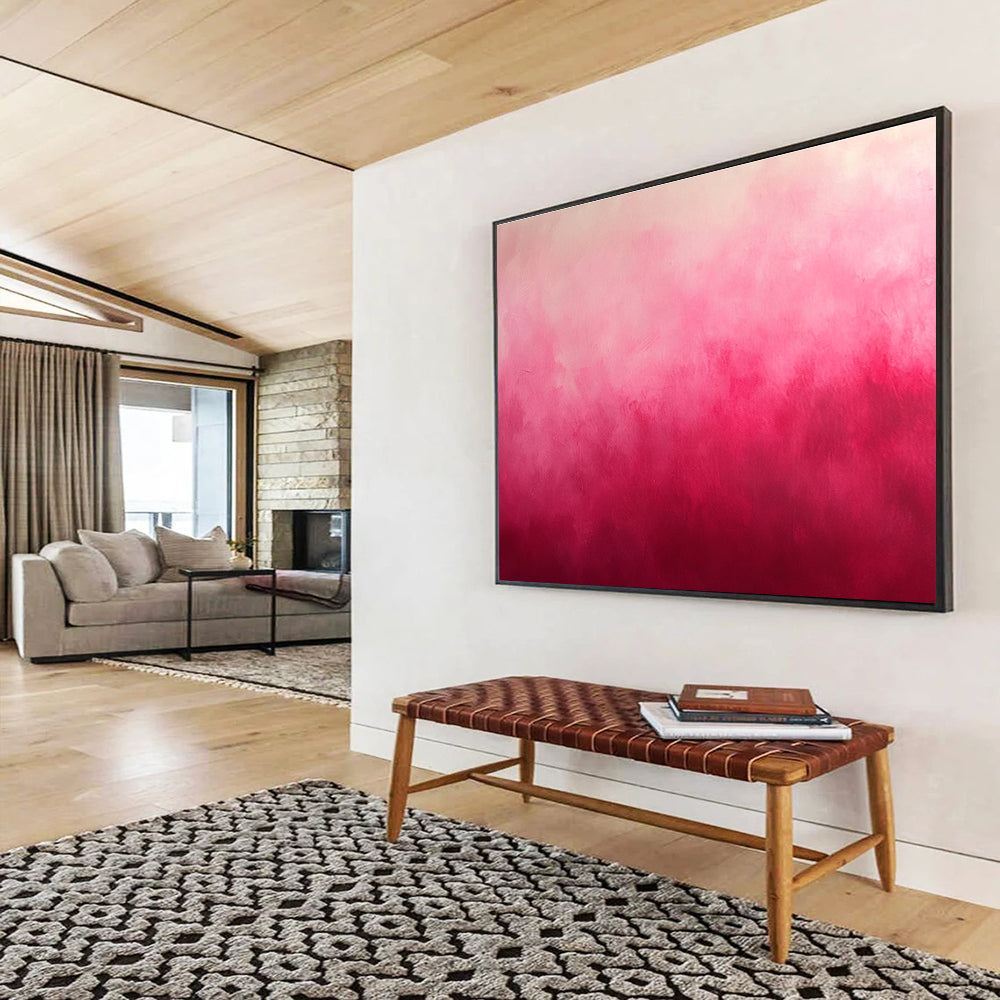 Abstract pink ombre background features a soft gradient and textured surface perfect for portraits product photography or creative compositions.SC270