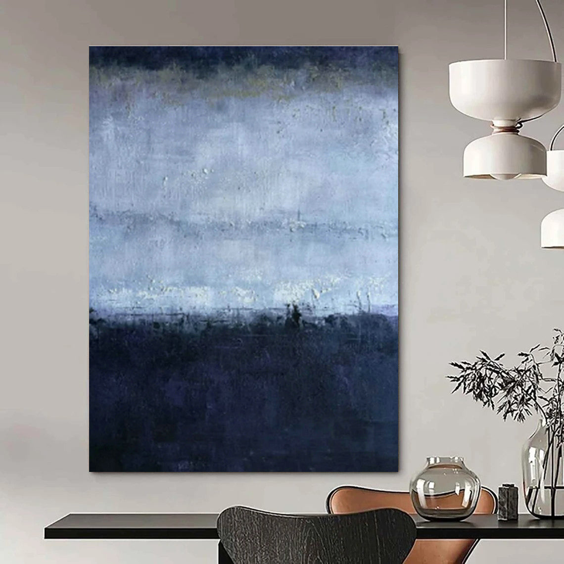 Original Handmade Abstract Canvas for Dining Room Napkin Ring Wall & Entryway Umbrella Strap Hanger Wall DLZ1785