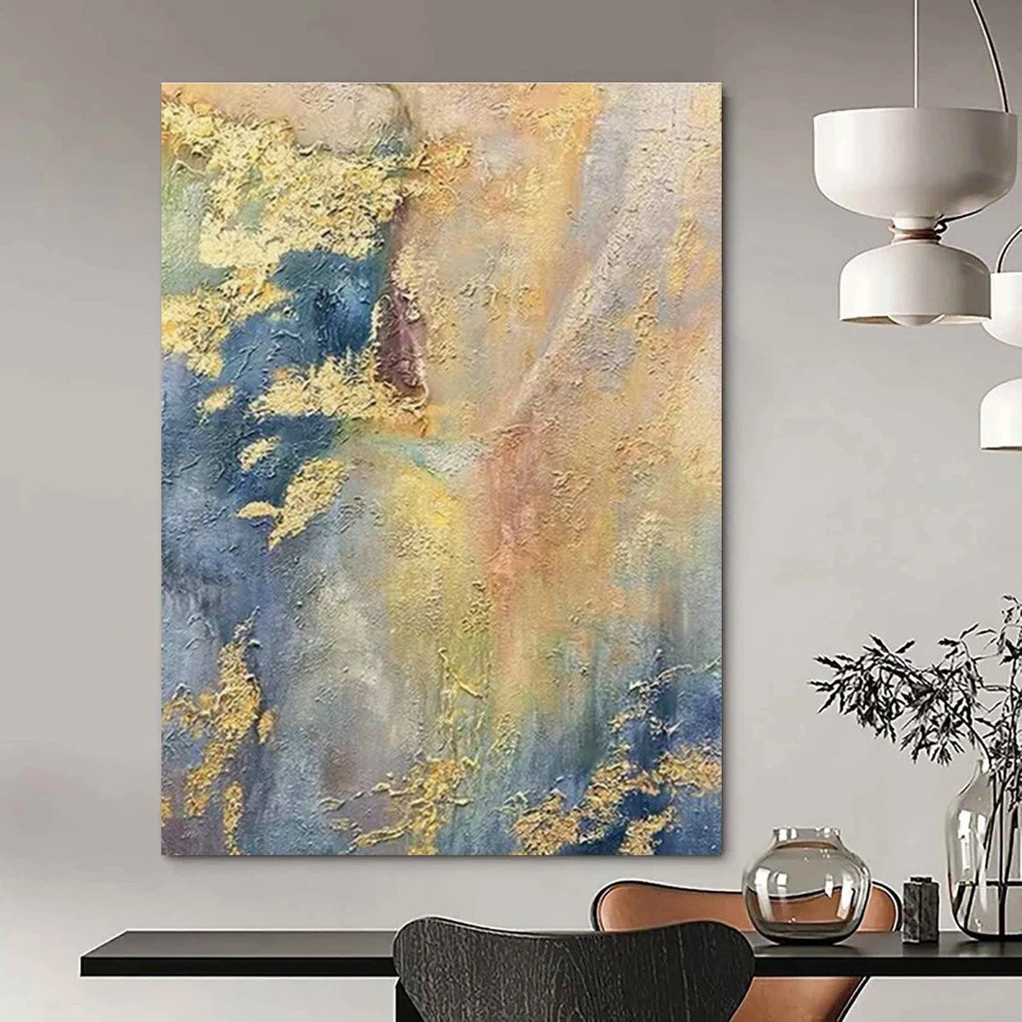 Oversized Abstract Murals for Office Training Room Bulletin Boards & Bedroom Vanity Mirror Backings DLZ0909